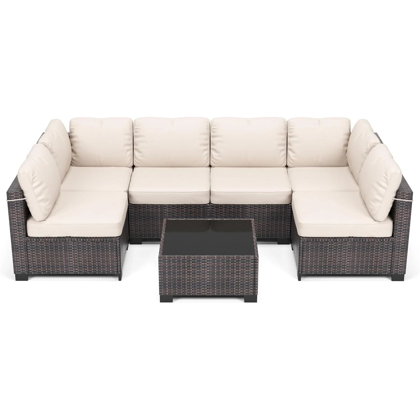 HobbyLane Modular Outdoor Furniture Set In PE Rattan