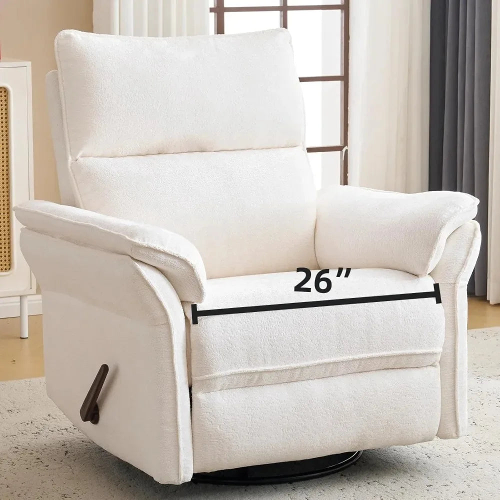 Chengwei Recliner Chair With 360 Degree Swivel And Adjustable Headrest