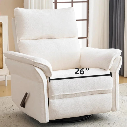 Chengwei Recliner Chair With 360 Degree Swivel And Adjustable Headrest