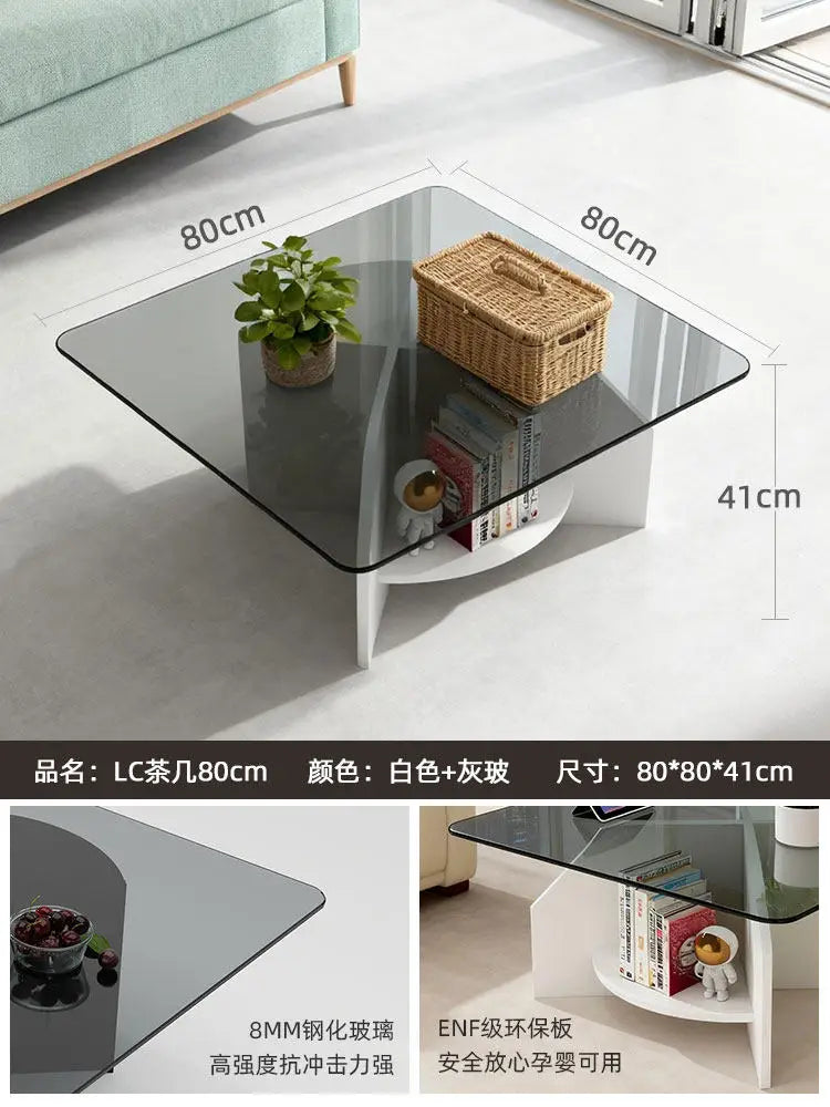 DUTRIEUX Modern Minimalist Wood Coffee Table For Living Room