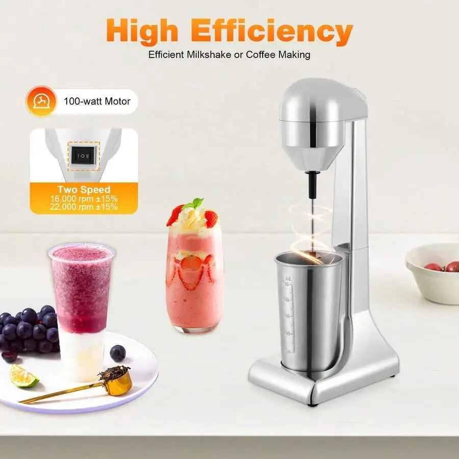 XMSJ Commercial Milkshake Machine Drink Mixer Smoothie Blender 100W