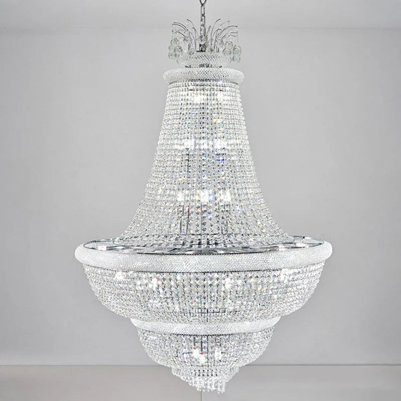 Luxury Crystal Chandeliers Led Living Dining Room Pendant Lights