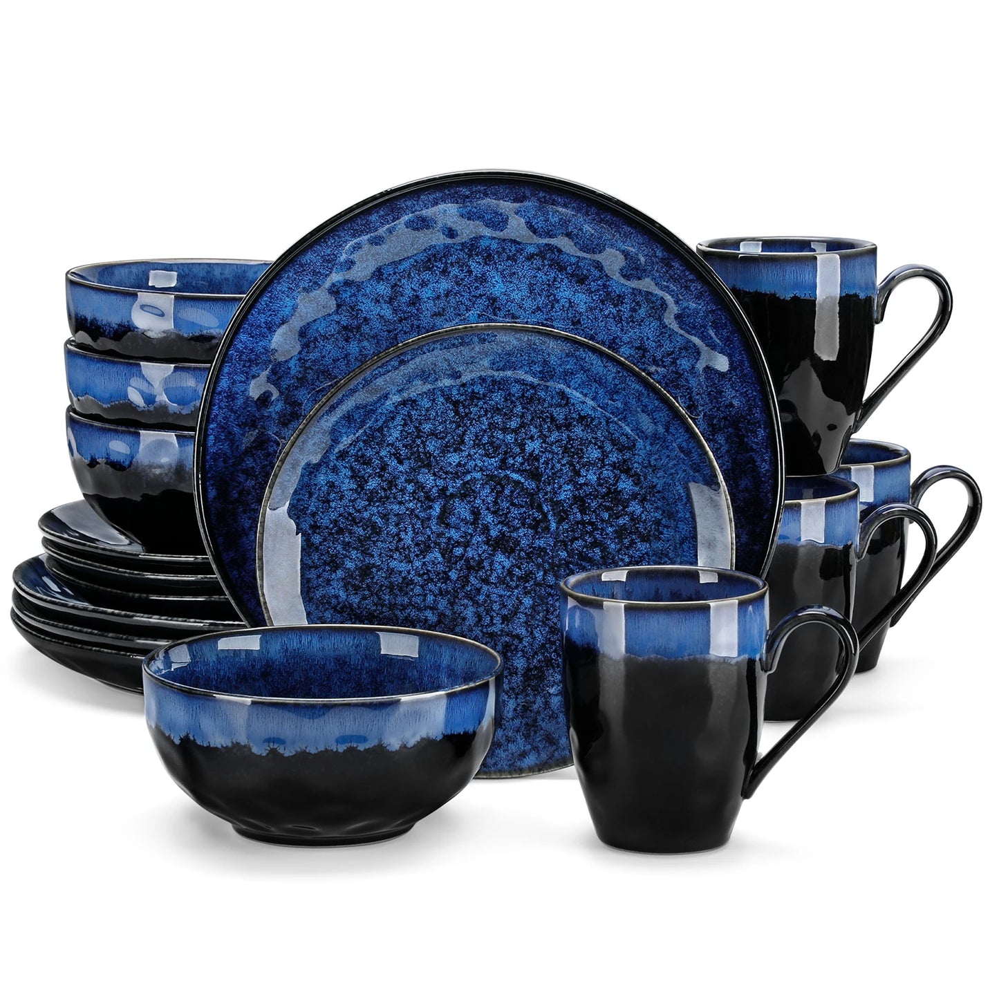Malacasa Starry Dinnerware Set Service For Four