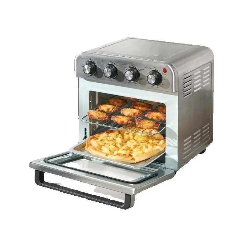 SucceBuy Air Fryer Toaster Oven Stainless Steel Countertop With Grill