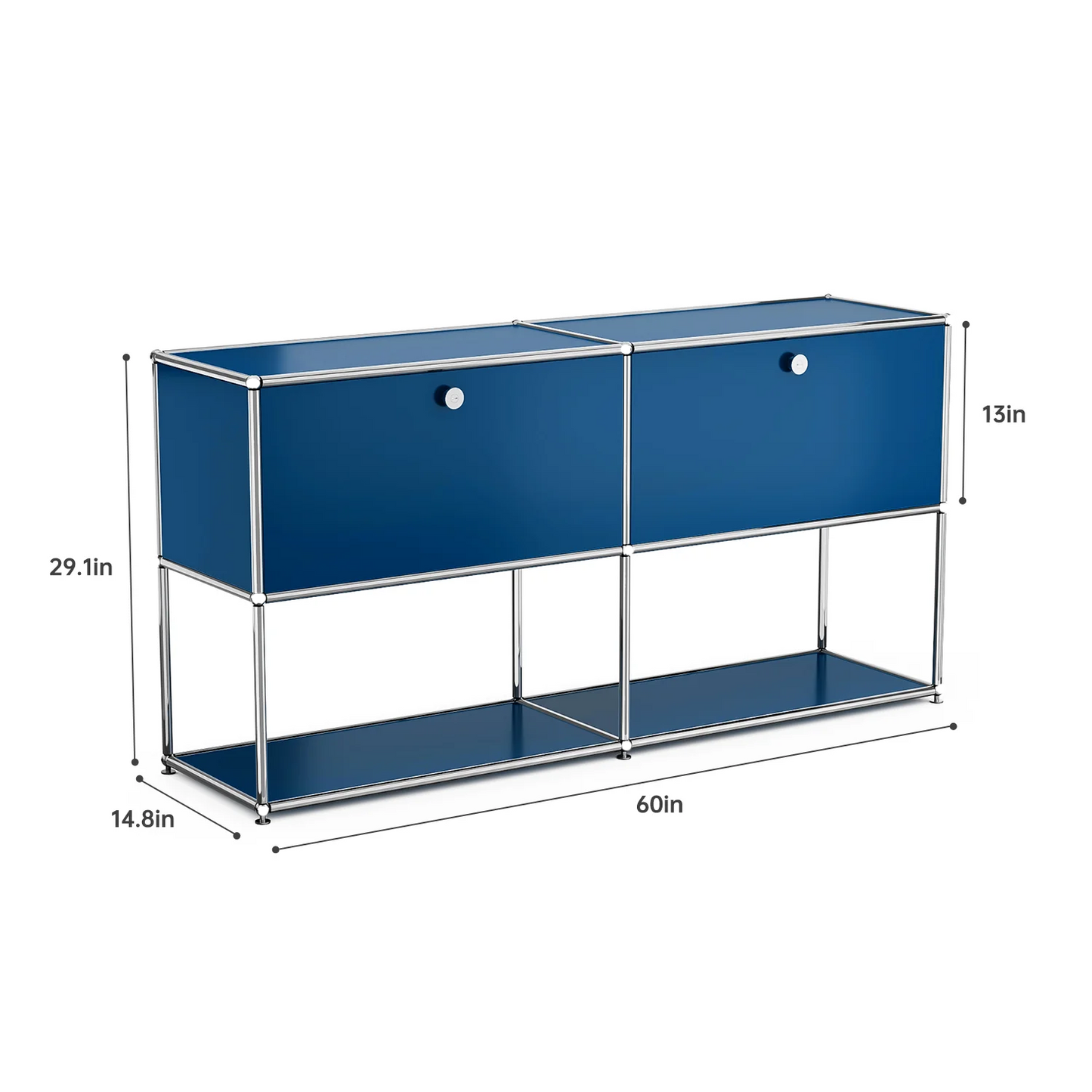 Stainless Steel Storage Cabinet TV Stand For Living Room Office