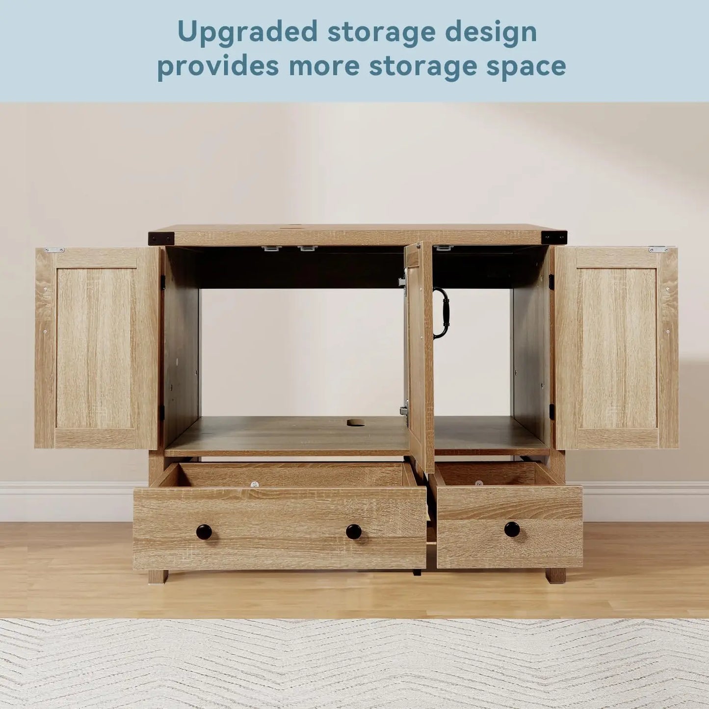 Minimalist Engineered Wood Bathroom Vanity With White Ceramic Sink
