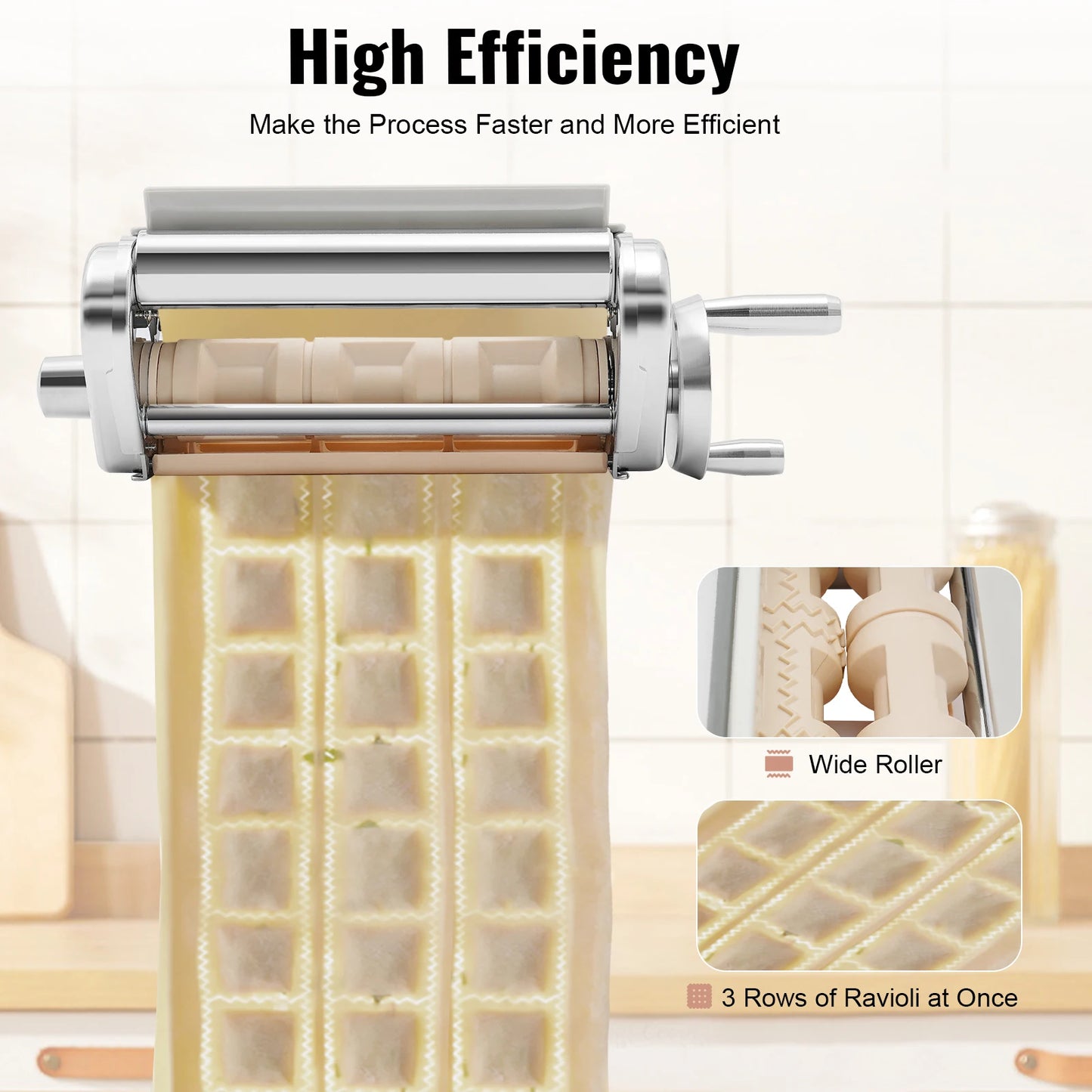 Stainless Steel Manual Ravioli Maker For Perfect Dumplings