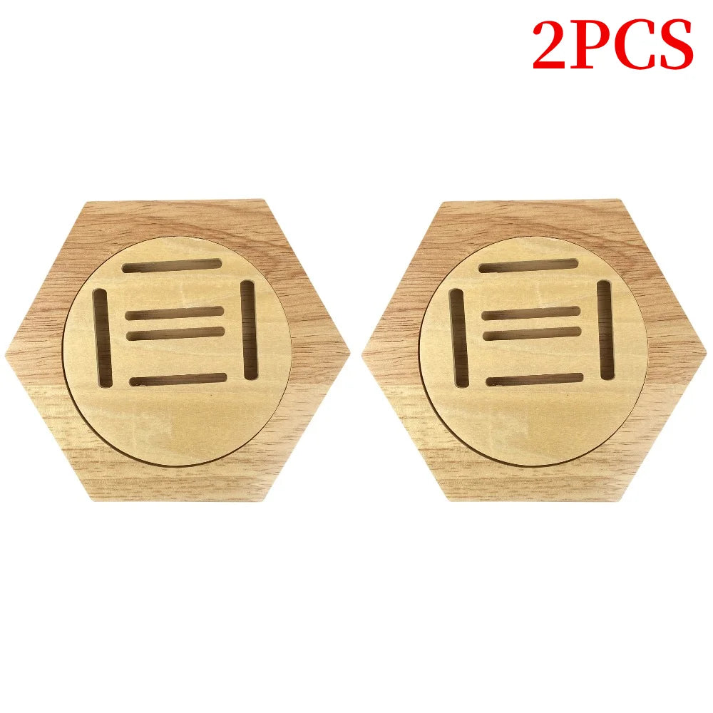 Hexagonal Honeycomb Wooden Medal Display Stand For Sports Track And Field