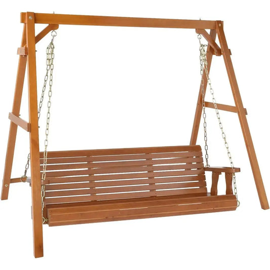 Outdoor Porch Swing Hanging Patio Heavy Duty 880lbs Capacity Backyard Garden