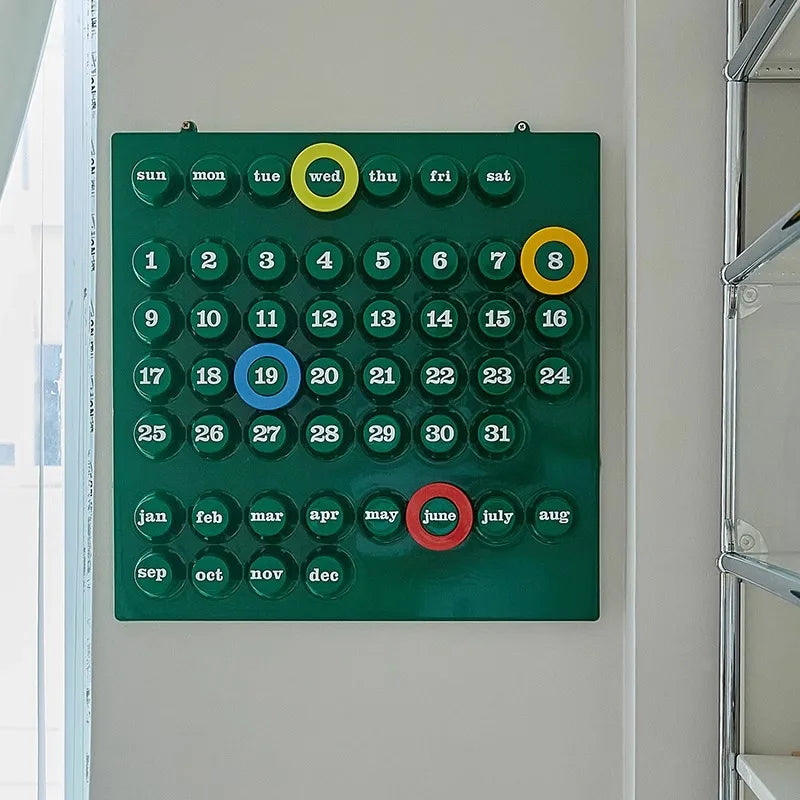 Ringdate Calendar Medieval Creative Perpetual Calendar Home Decor Ornament