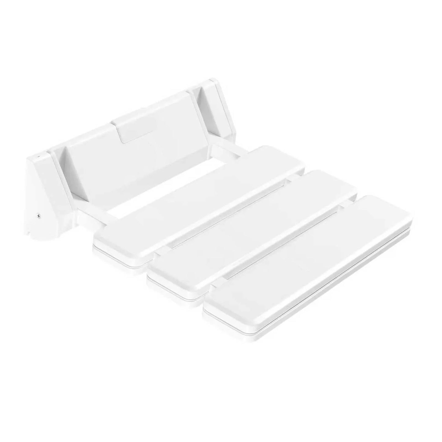 90 Degree Folding Shower Seat Wall Mounted Waterproof Bench Aluminum Alloy