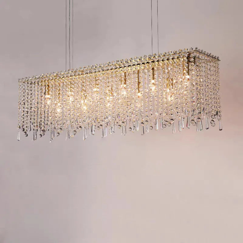 KUALOOL Luxury Crystal Chandeliers for Living Room and Dining