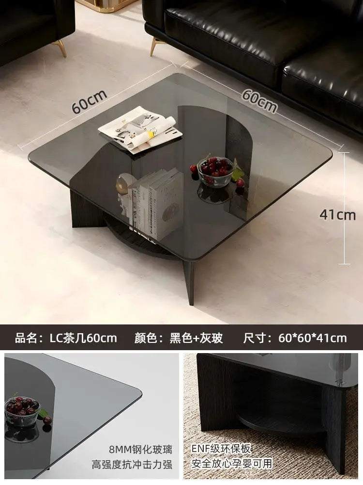 DUTRIEUX Modern Minimalist Wood Coffee Table For Living Room