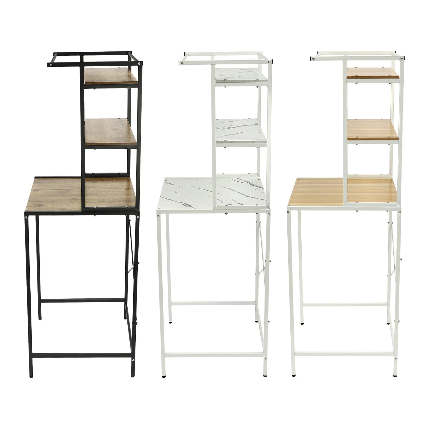 Bymaocar 3 Tier Washer And Dryer Shelving Storage Rack For Laundry