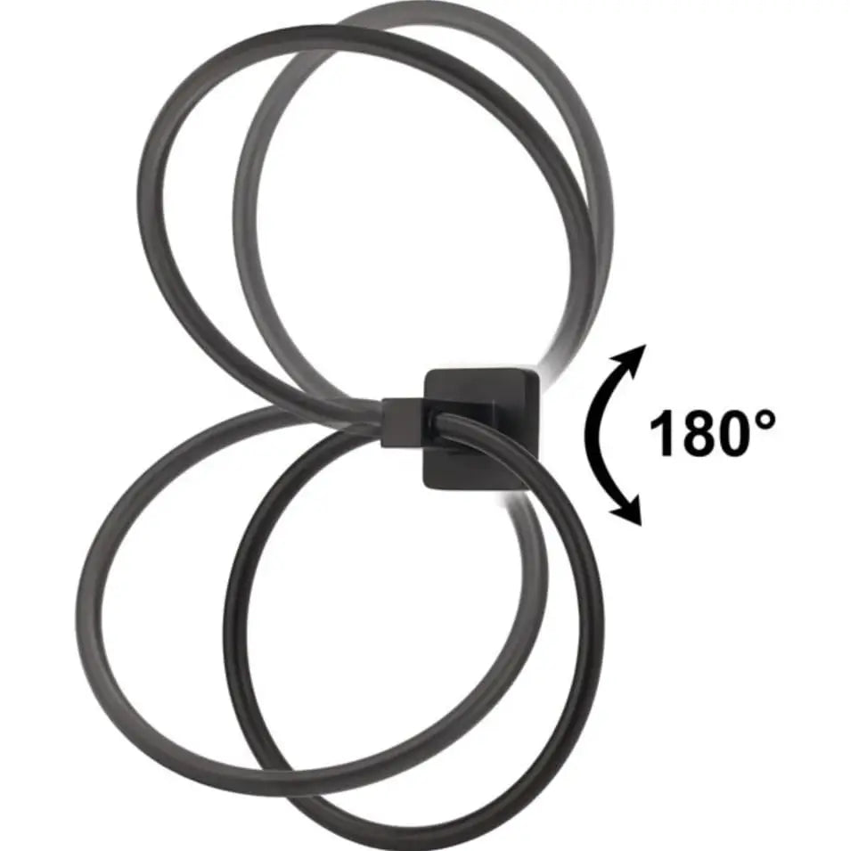 Stainless Steel Wall Mounted Round Towel Ring For Bathroom