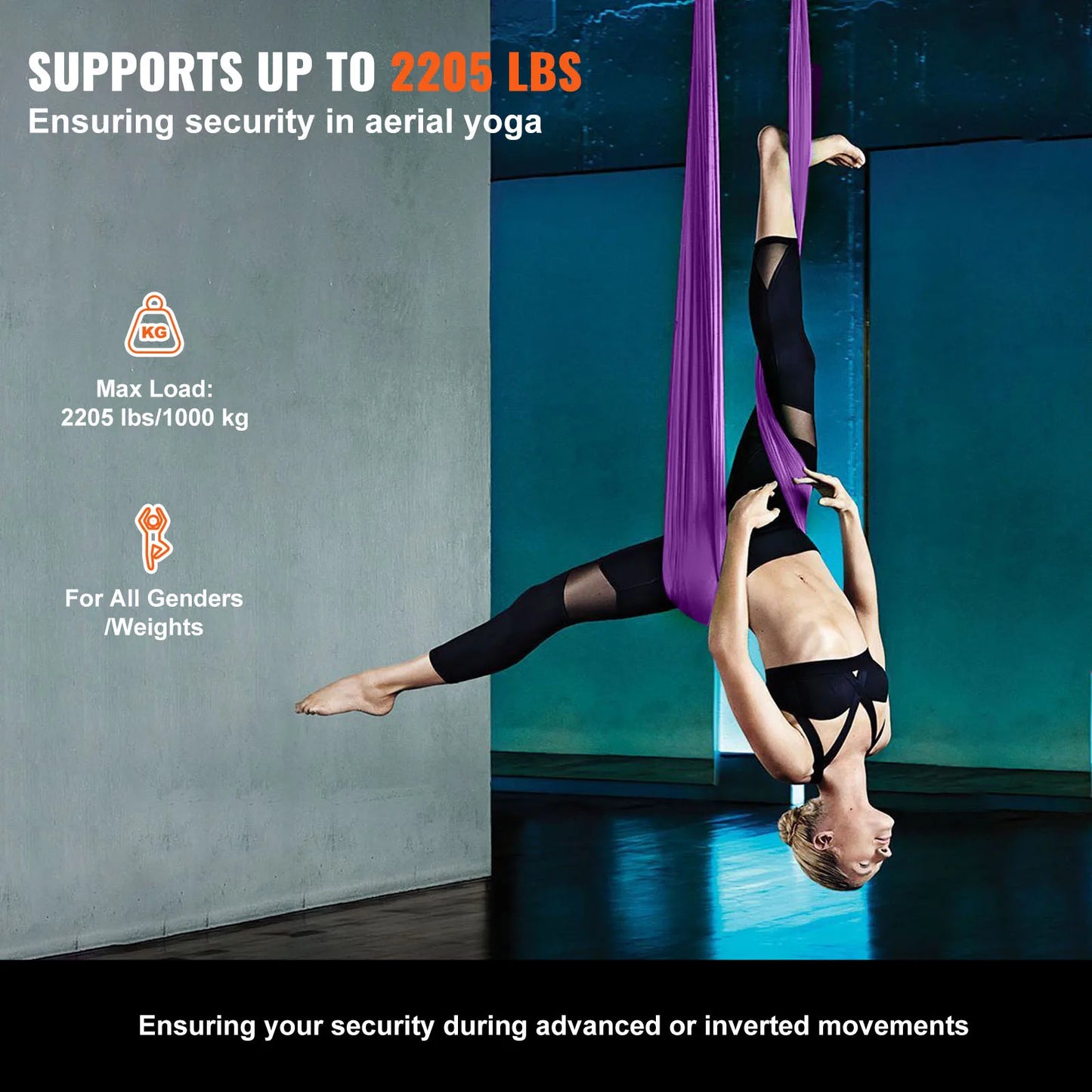 VEVOR Aerial Yoga Hammock Starter Kit for All Levels