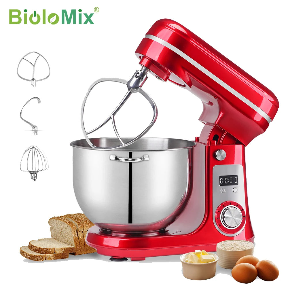 Biolomix Stand Mixer With Blender And Quiet Motor 6 Speed