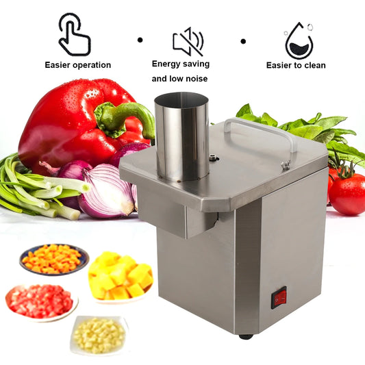 Electric Vegetable Cutter And Fruit Slicer Stainless Steel Processor