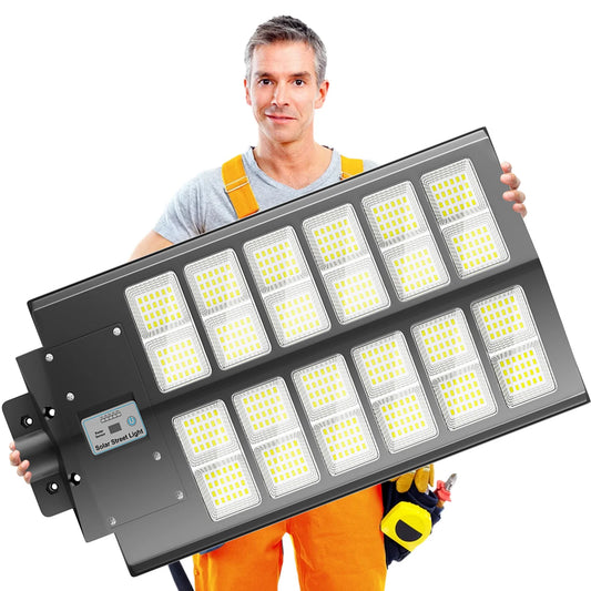 6000 Watt Waterproof Solar Street Light With Motion Sensor Dusk To Dawn