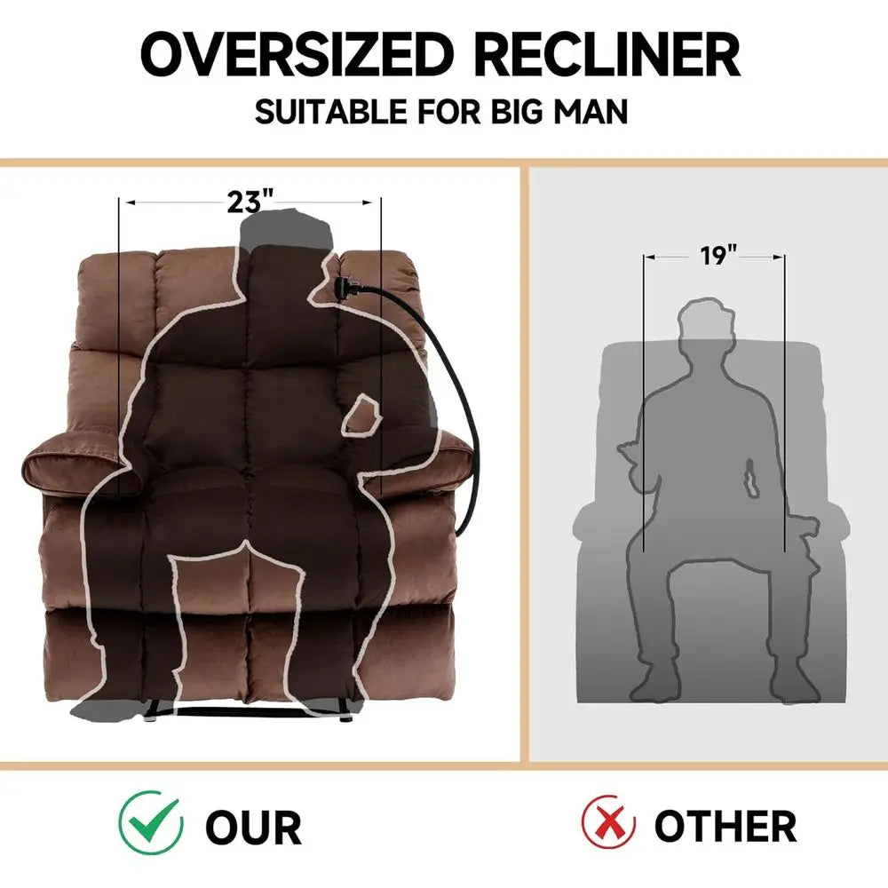 UKMJ Heavy Duty Recliner Chair For 400 Lbs Maximum Capacity