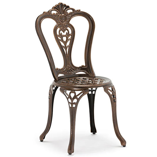 Modern Style Cast Aluminum Patio Chair for Garden Balcony