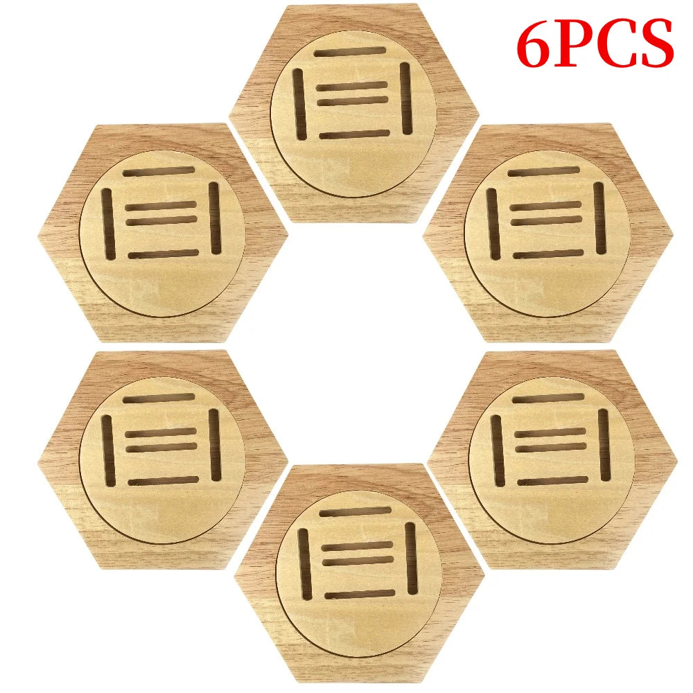 Hexagonal Honeycomb Wooden Medal Display Stand For Sports Track And Field