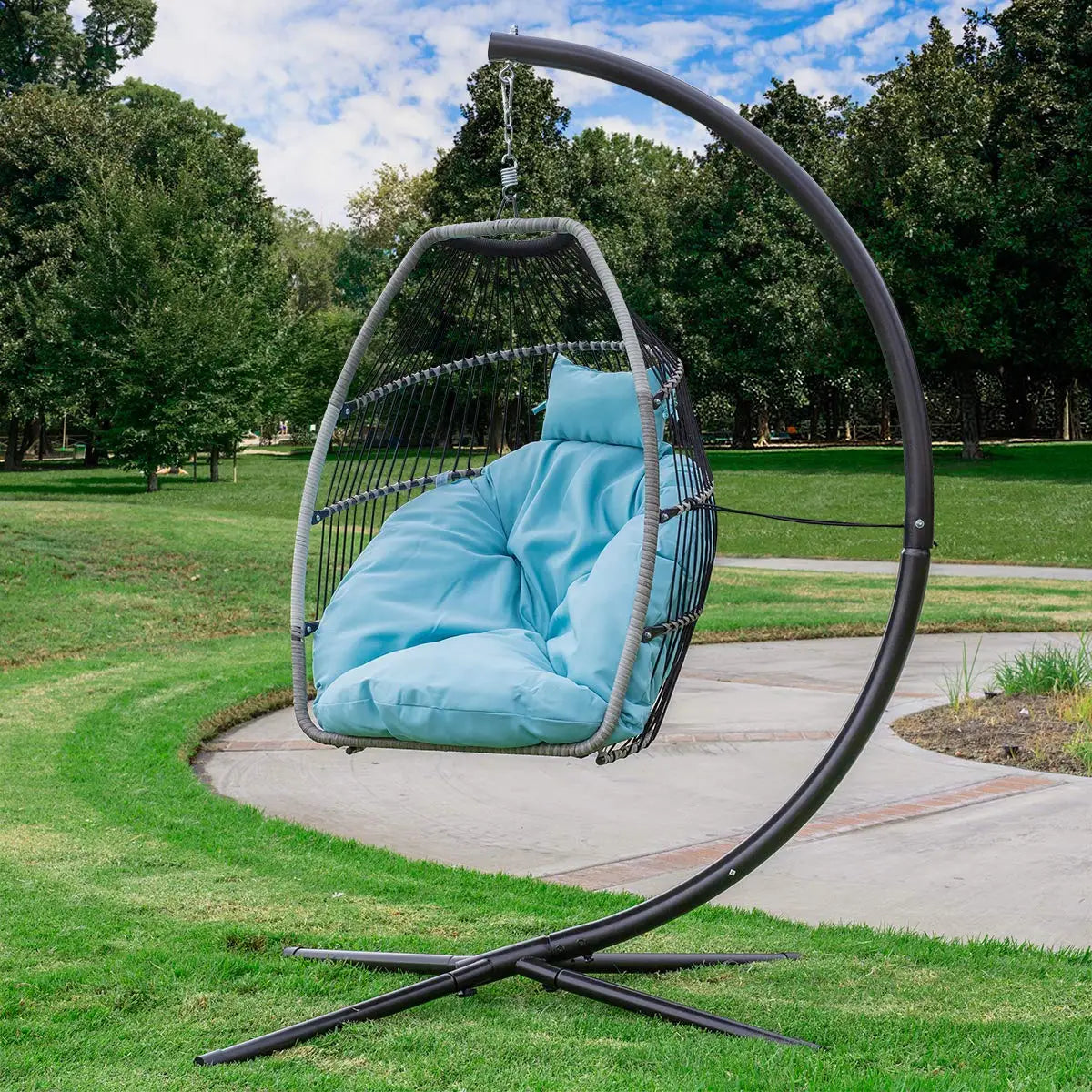 Premium Egg Style Hanging Chair For Outdoor And Indoor Use