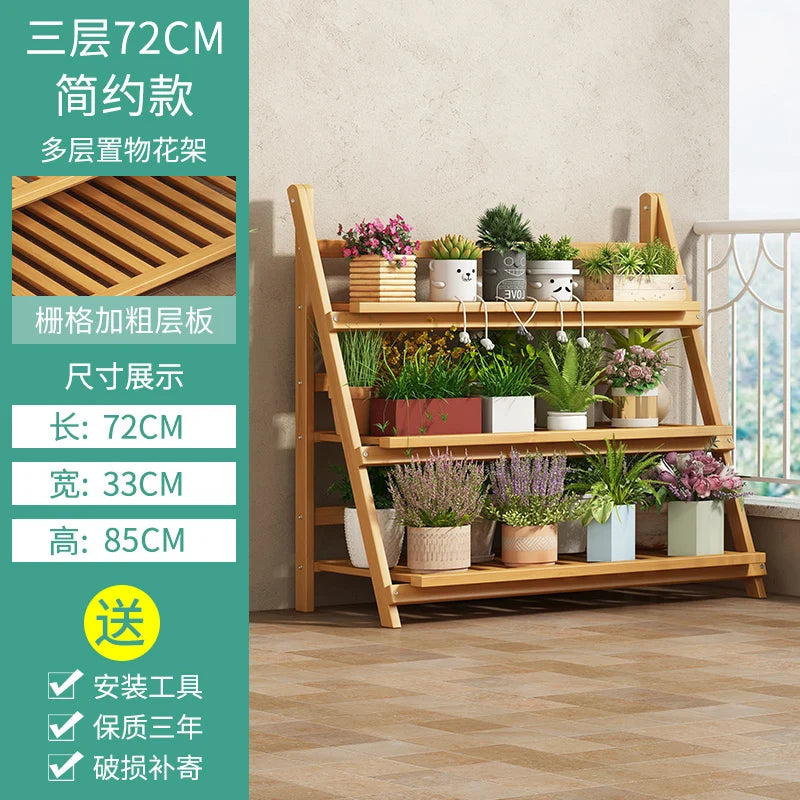 Modern Bamboo Wood Organizer Shelf for Hallway and Living Room