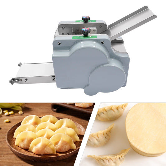 Automatic Dumpling Wrapper Maker Electric Dough Roller 140W 110V