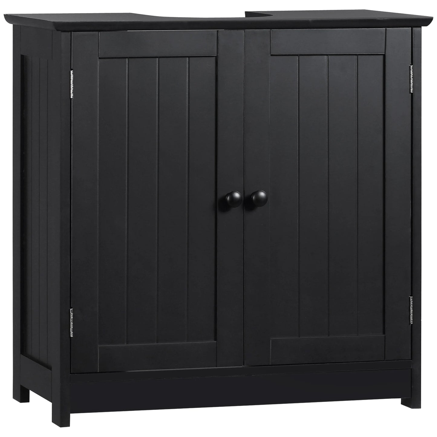 HOMCOM Under Sink Bathroom Cabinet Vanity With Doors And Shelf