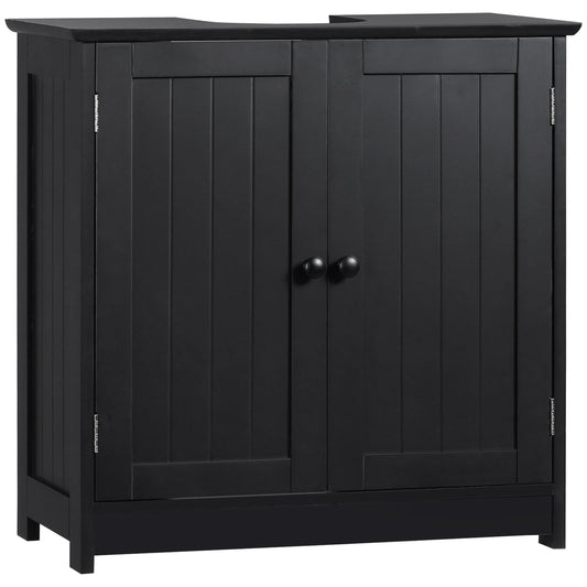 HOMCOM Under Sink Bathroom Cabinet Vanity With Doors And Shelf