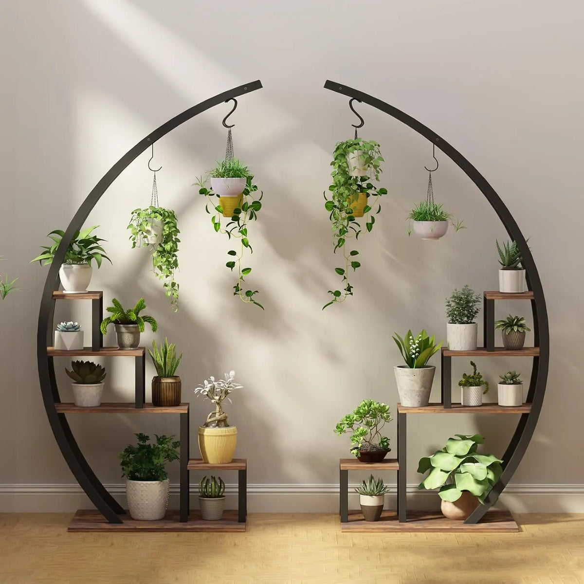 TwisterCk Five Tier Metal Plant Stand Rack For Patio Home