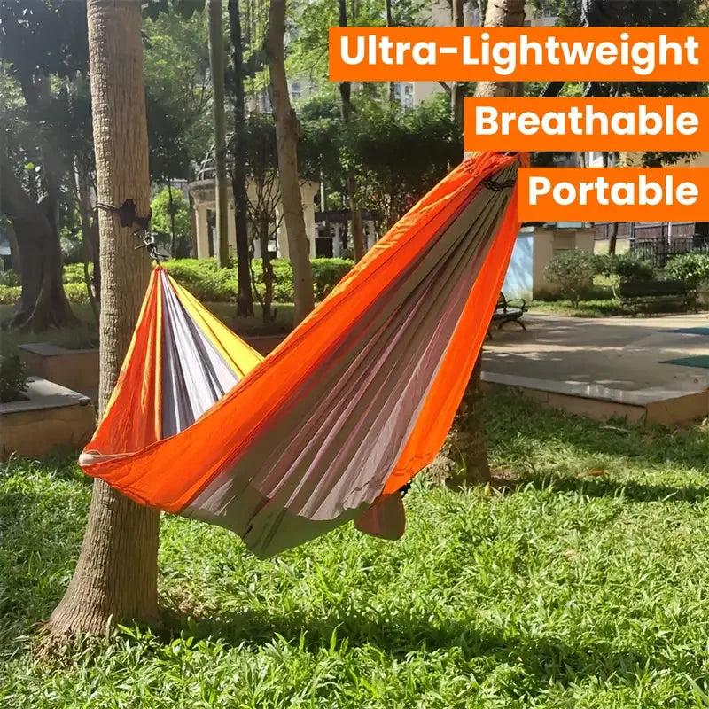 Outdoor Camping Hammock Parachute Nylon Portable Lightweight Hammock Chair