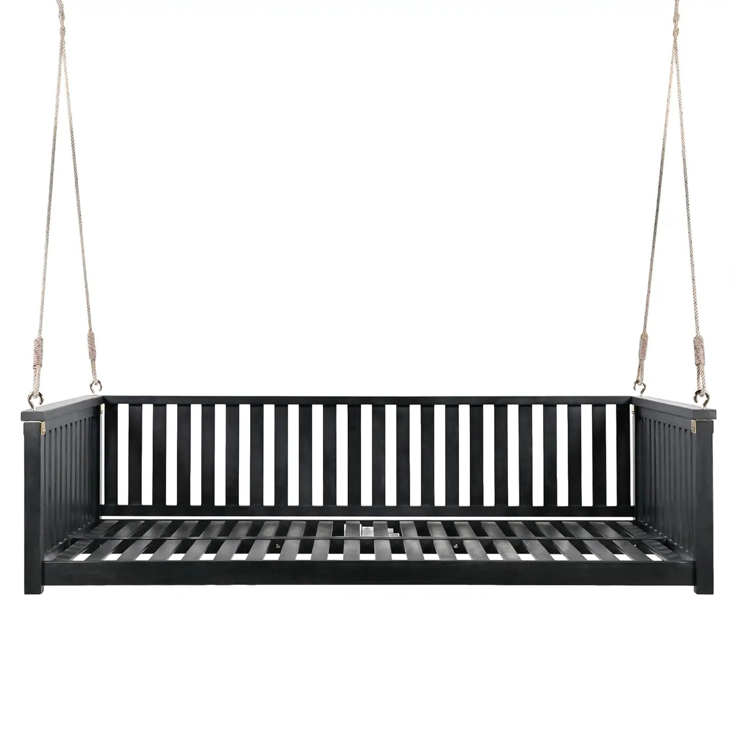 Porch Daybed Swing Outdoor Wooden Swing Bench For Patio Garden