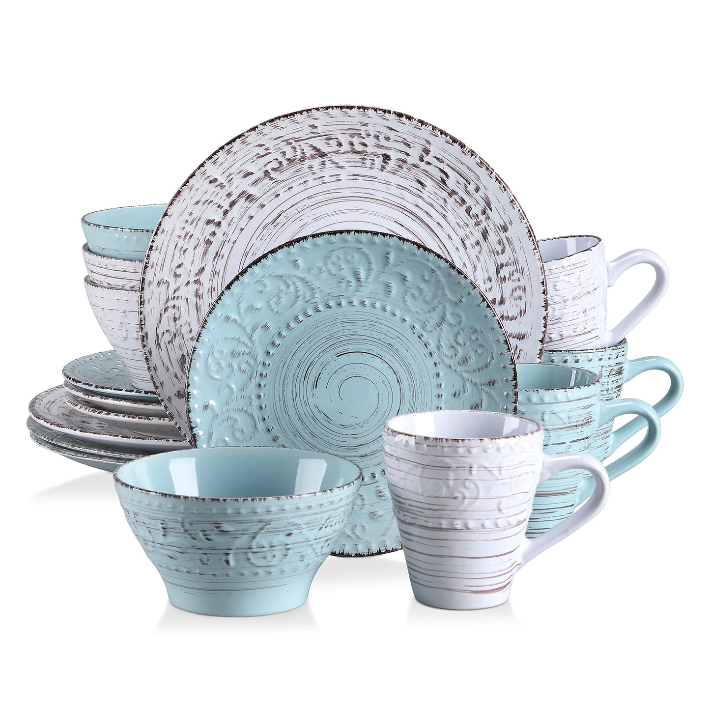 Vancasso Vine Ceramic Dinnerware Set Stoneware Tableware