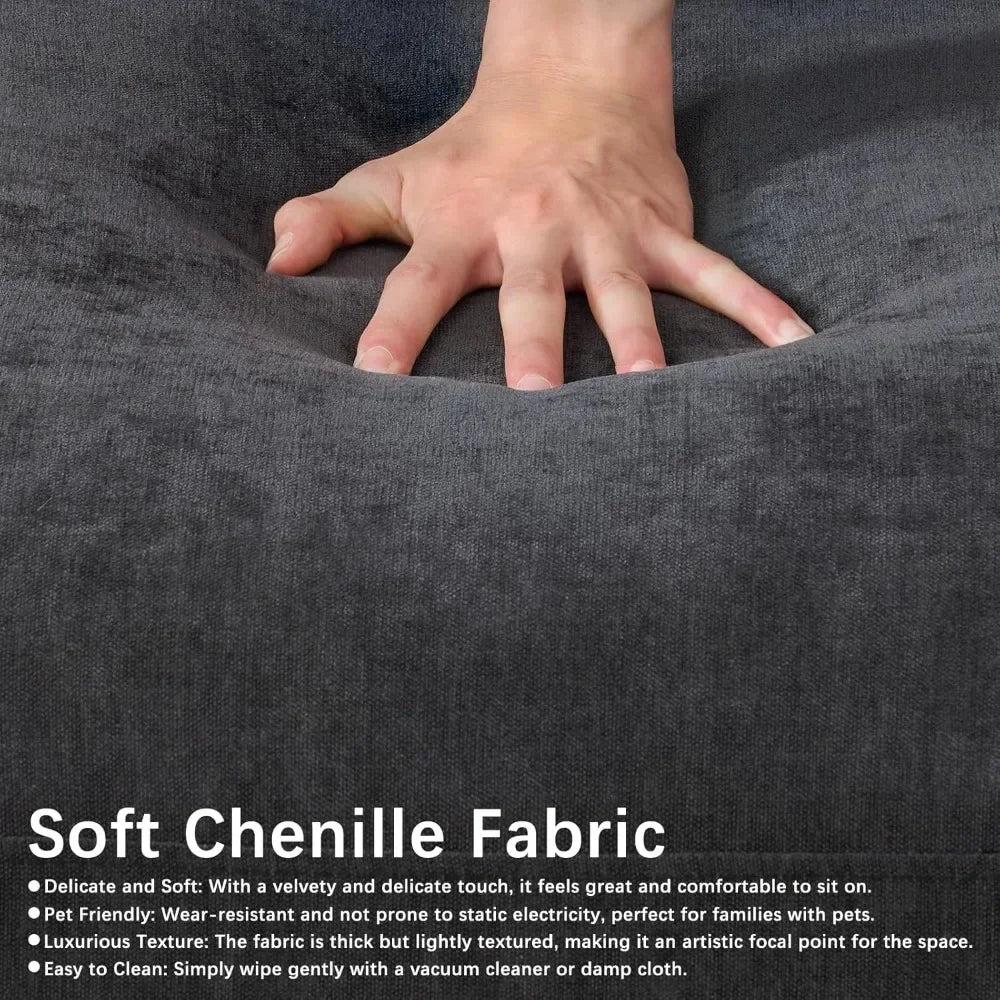 Guangbai Cloud Sofa Modular Sectional With Movable Ottoman