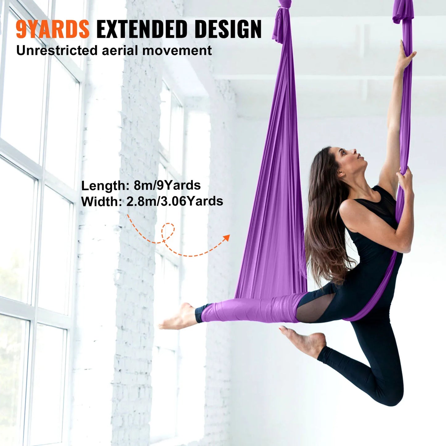 VEVOR Aerial Yoga Hammock Starter Kit for All Levels