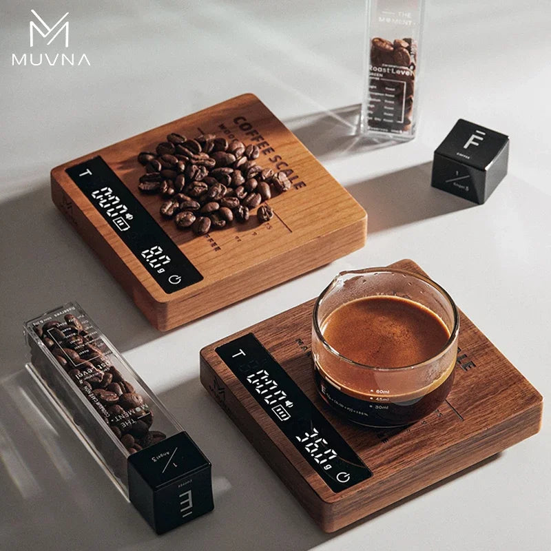 Muvna Digital Coffee Scale For Espresso High Precision Rechargeable