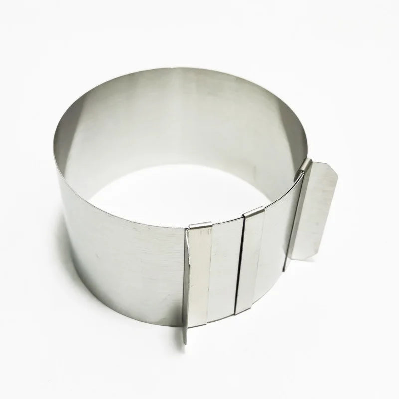 Boussac 430 Stainless Steel Telescopic Mousse Ring Mold