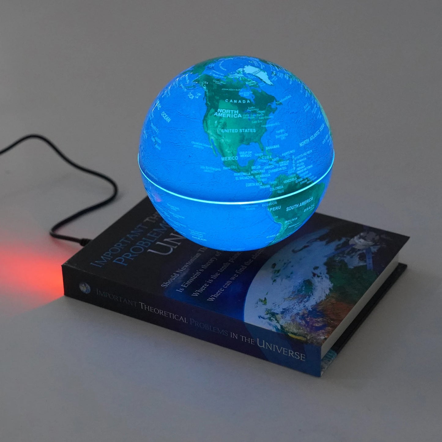 Magnetic Levitation Globe With LED Lights Floating Desk Decor