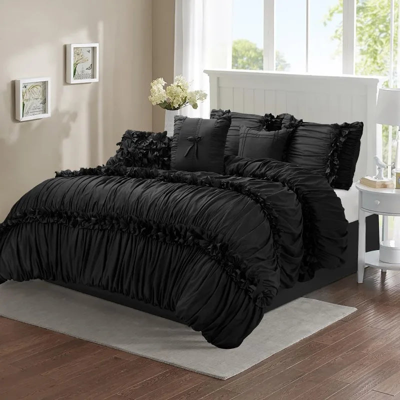 French Country Comforter Set Bed In A Bag With Down
