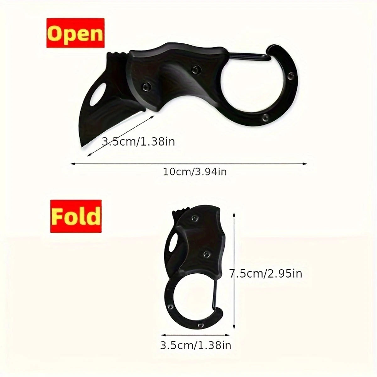 Keychain Folding Knife High Hardness Multi Tool Camping EDC