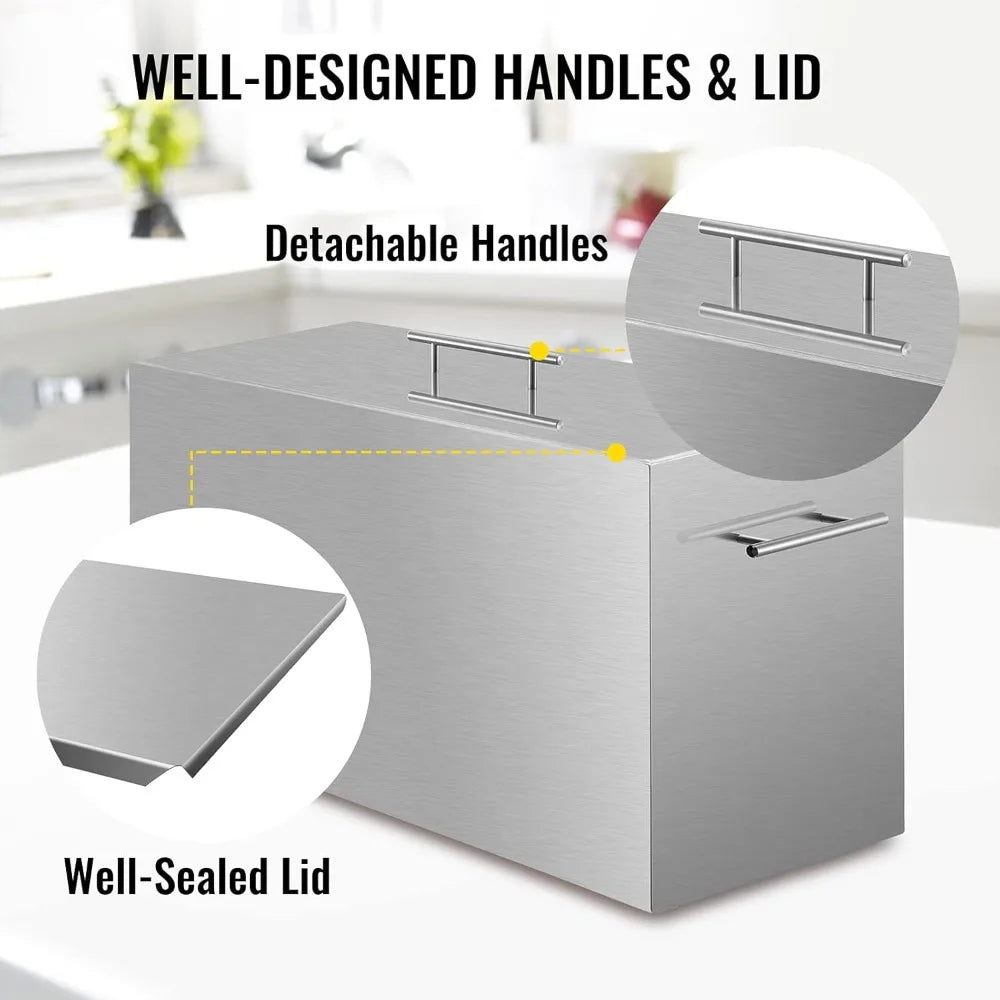 XMSJ Water Bath Canner With Two Racks Stainless Steel Pot