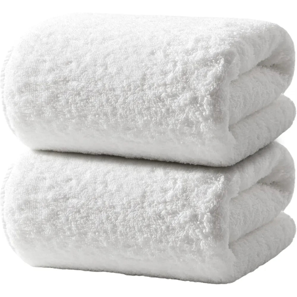 Ultra Plush Bath Towel Set Premium Thick Cotton For Home