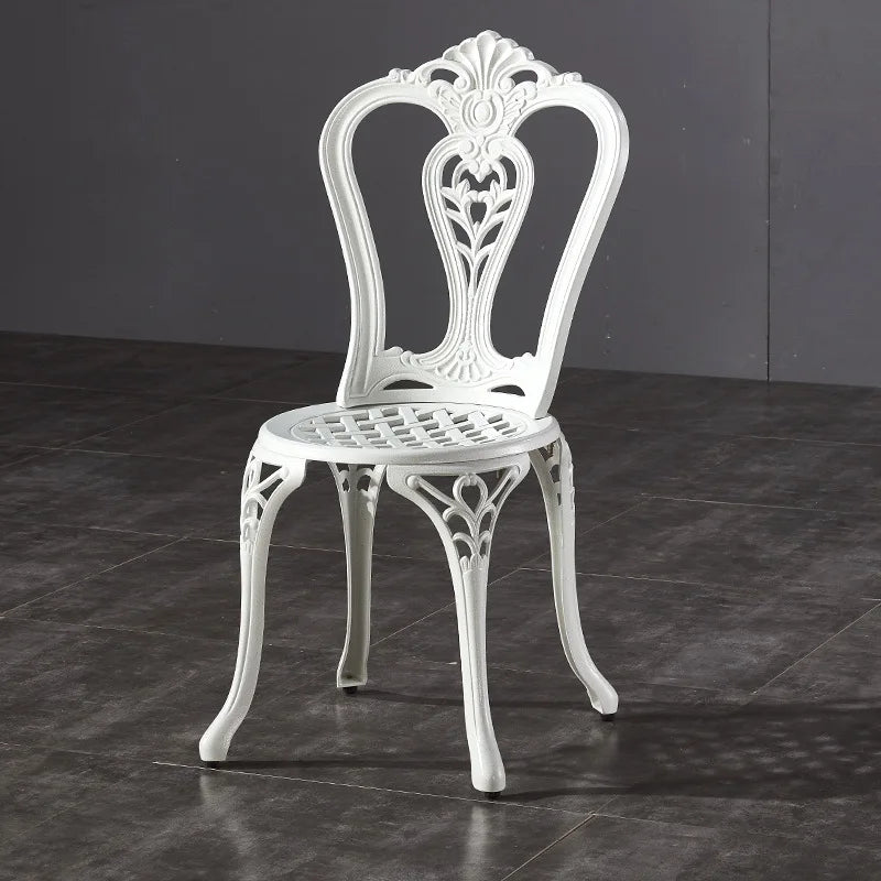 Modern Style Cast Aluminum Patio Chair for Garden Balcony