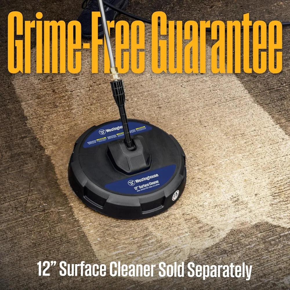 2300 PSI Electric Pressure Washer With 1.76 GPM Soap Tank And Anti Tip Wheels