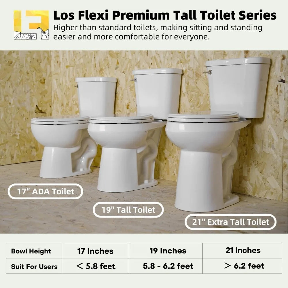 Elongated Toilet With Soft Close Seat 1.28 GPF High Efficiency