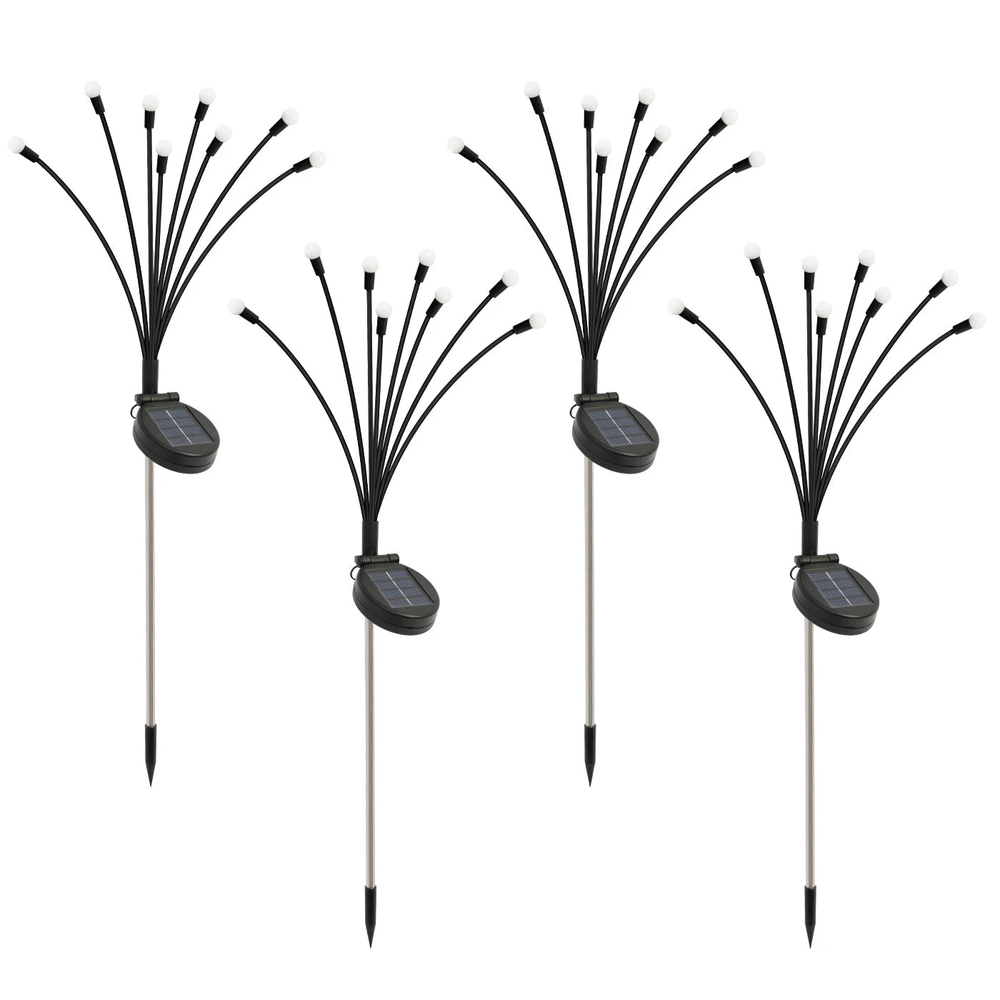 8 Head Solar Firefly LED Lights Outdoor Garden Pathway Decor