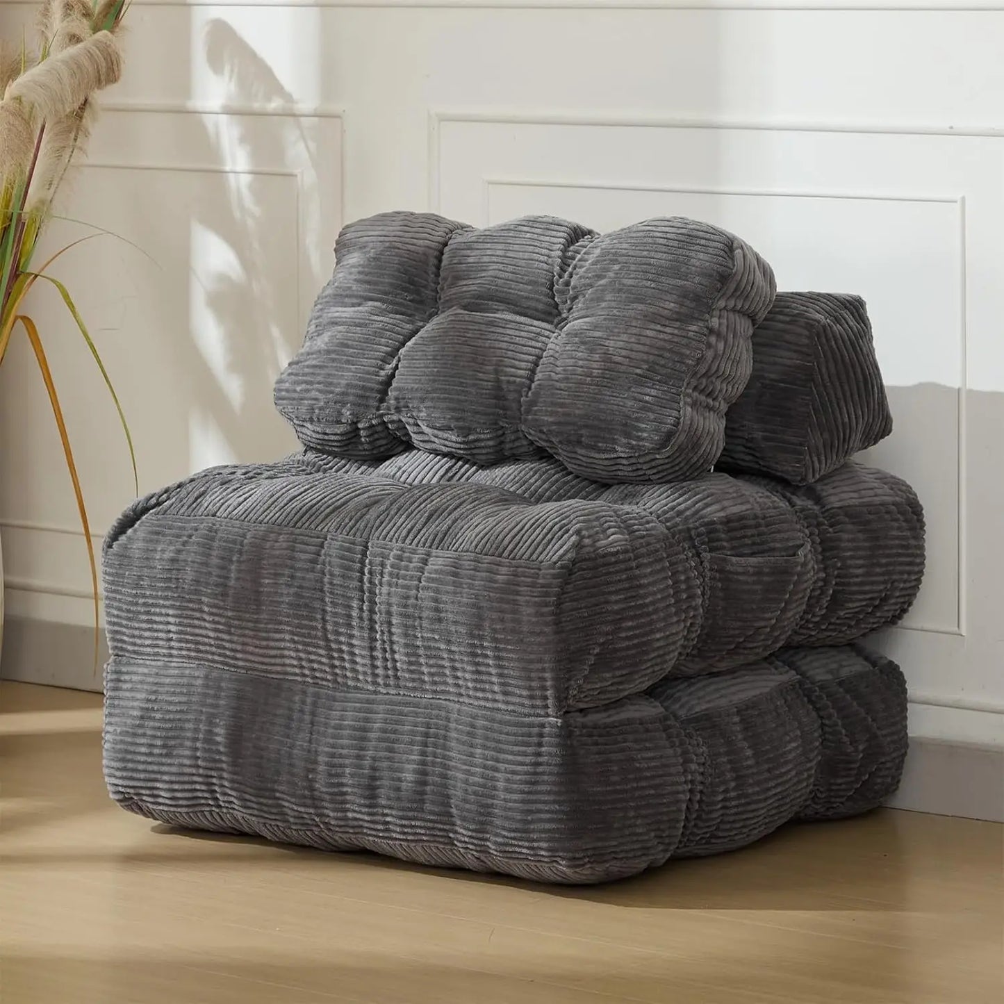 HiMISS 3in1 Folding Sofa Bed With Back Support Portable