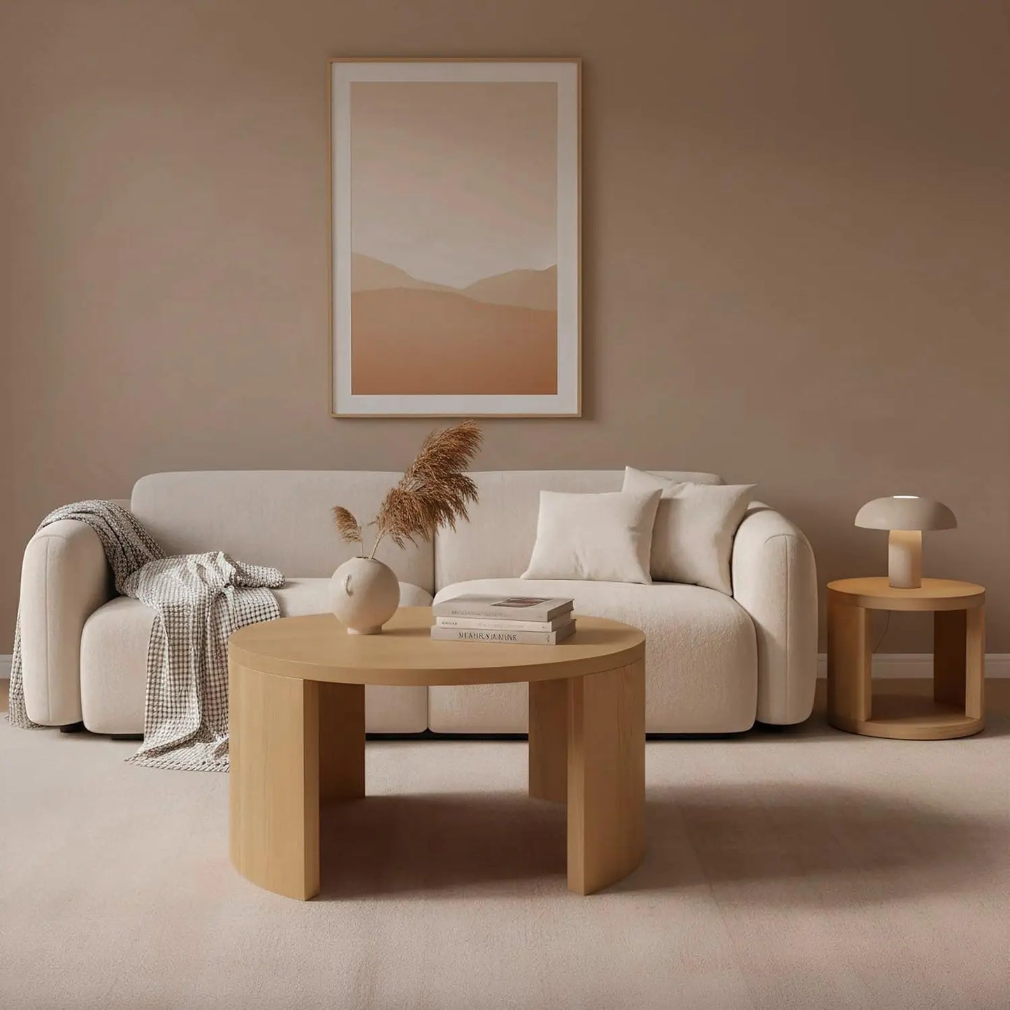 Round Nesting Coffee Tables With Storage